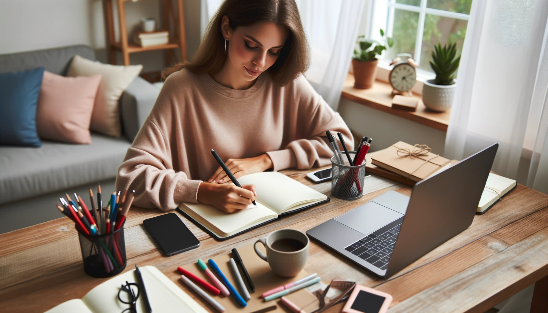 Une femme réfléchissant au besoin de réaliser un bilan de compétences