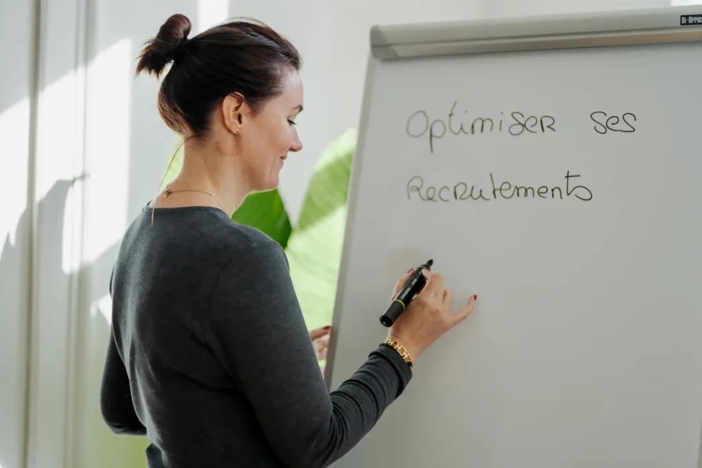 Céline explique une stratégie de recrutement